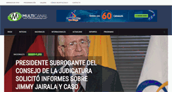 Desktop Screenshot of multicanalcatamayo.com